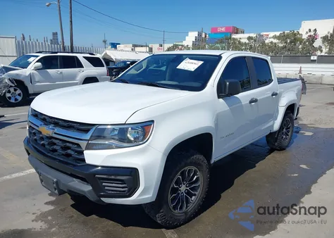 2021 Chevrolet Colorado 2Wd Short Box Wt из США, поврежденный, VIN 1GCGSBEA7M1154856